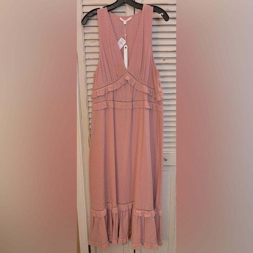 Dusty Pink Eyelet Sundress